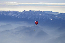 Hot air balloon trips over the Pyrenees
